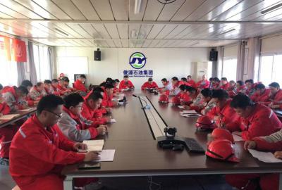 俊源石油組織開(kāi)展全廠(chǎng)停電、停水、停氣(汽)事故桌面推演